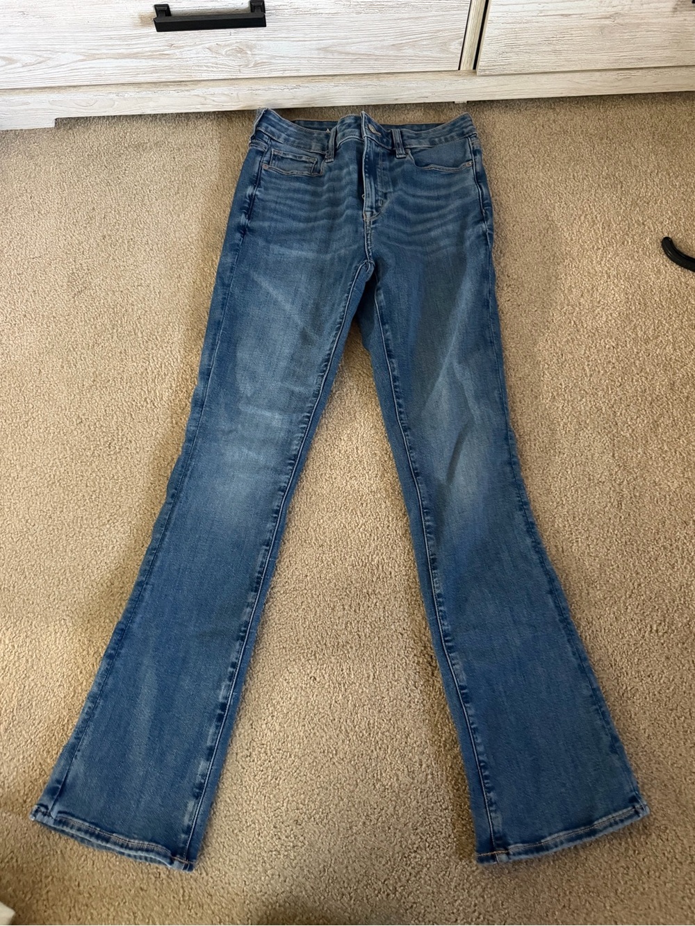 American Eagle Outfitters Hi Rise Skinny Kick Boot Cut Jeans Bundle - Picture 2 of 8